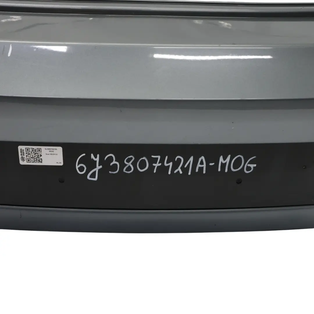Seat Ibiza 6J FR Rear Bumper Panel Cover Trim Monsoon Grey Metallic - X7R - SKU 6J3807421A-MOG - Part number 6J3807421A