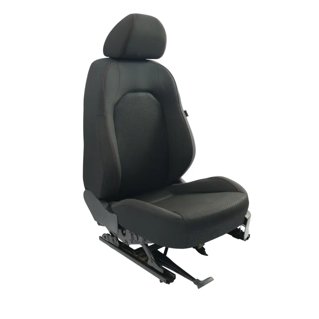 Seat Ibiza FR IV 3 Door Front Seat Left N/S Cloth Titanium Black Flash Red - SKU 6P0881805AR - Part number 6P0881805AR