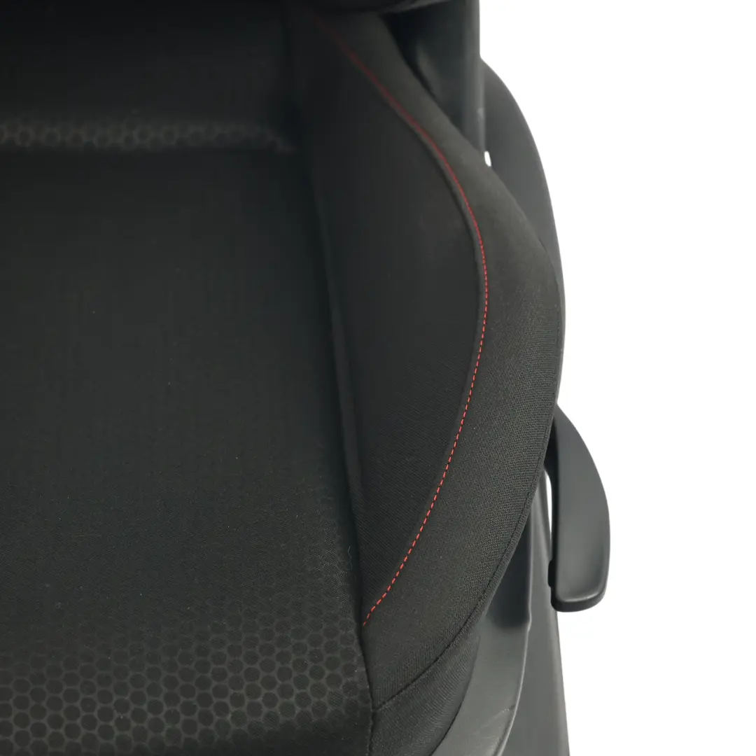 Seat Ibiza FR IV 3 Door Front Seat Left N/S Cloth Titanium Black Flash Red - SKU 6P0881805AR - Part number 6P0881805AR