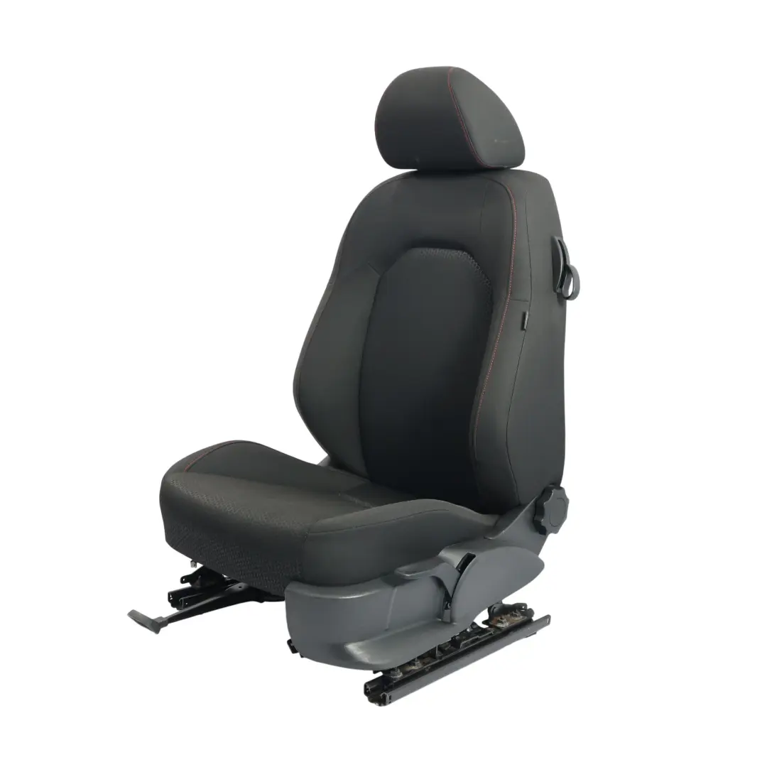 Seat Ibiza FR IV 3 Door Front Seat Left N/S Cloth Titanium Black Flash Red - SKU 6P0881805AR - Part number 6P0881805AR