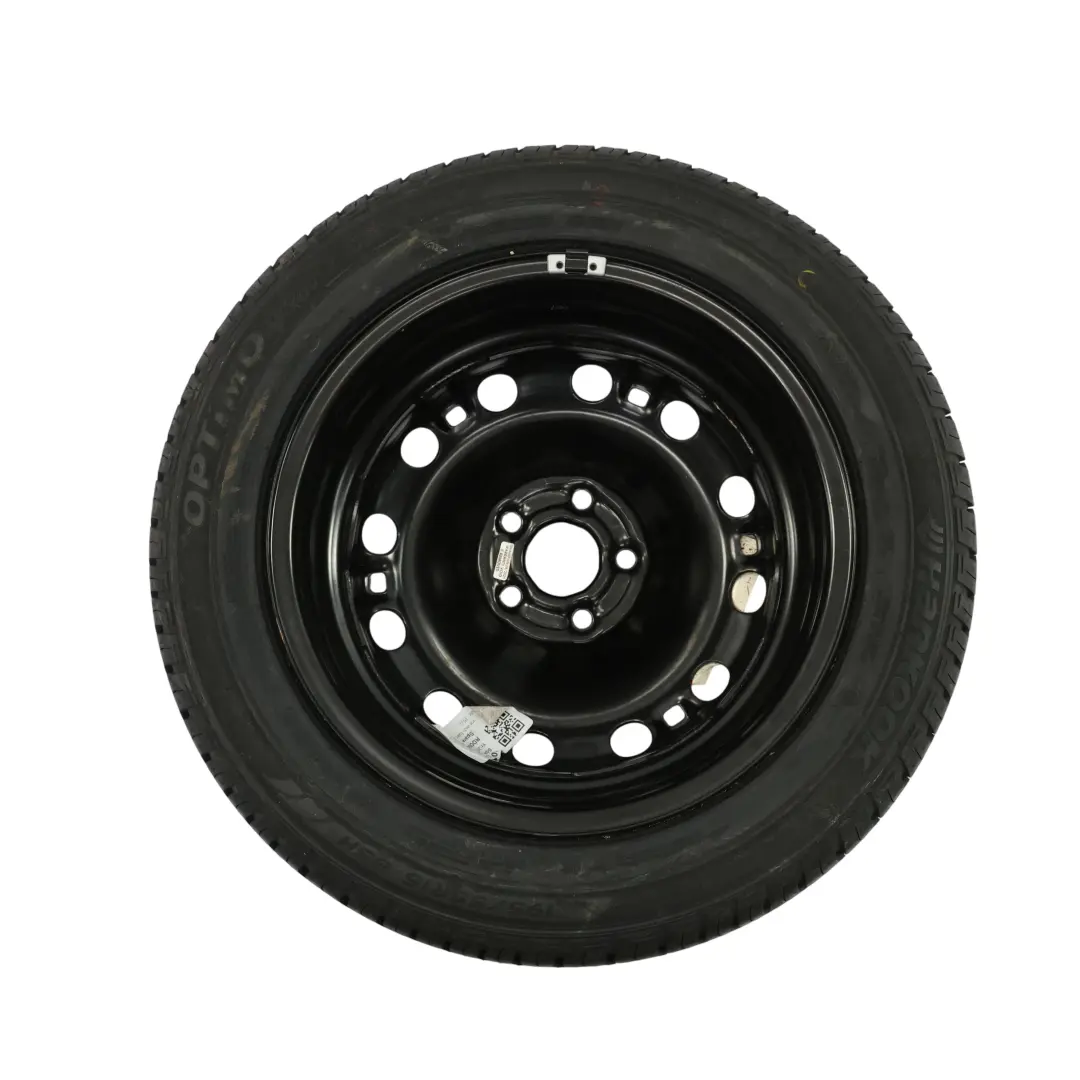 Skoda Fabia 1 Spare Wheel Steel Rim R15 6J ET:43 Hankook Tire 195/55 - SKU 6Q0601027M-1 - Part number 6Q0601027M