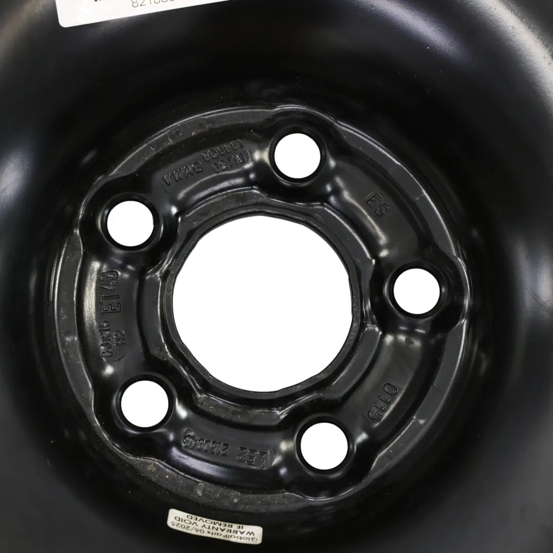 Roue Secours Jante Acier R15 6J ET:43 Hankook 195/55 pour Skoda Fabia 1 à propos du numéro de pièce 6Q0601027M Skoda Fabia 1 Roue Secours Jante Acier R15 6J ET:43 Hankook 195/55 - SKU 6Q0601027M-1 - Numéro de pièce 6Q0601027M