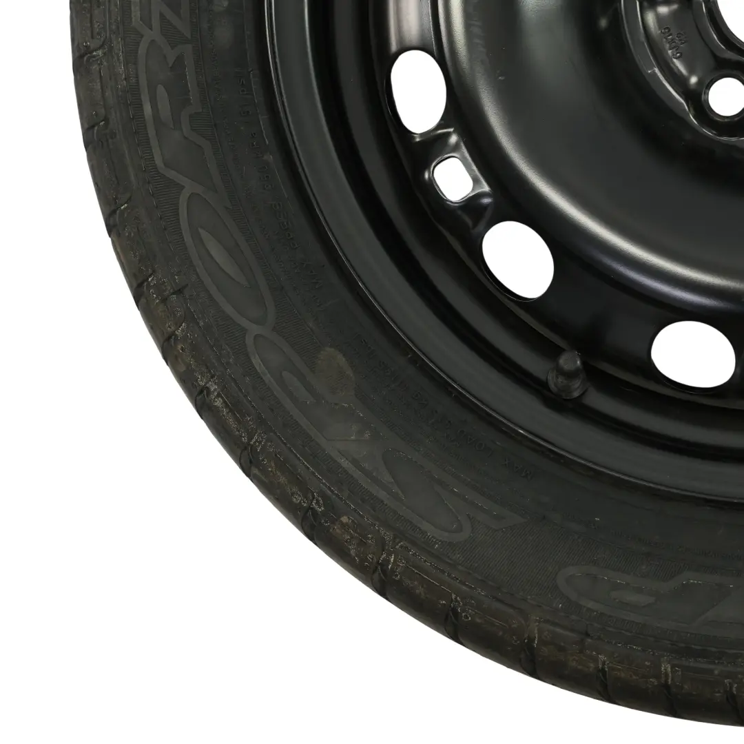 Koło Zapasowe Felga Stalowa R15 6J ET:43 Opona Dunlop 195/55 do Skoda Fabia 1 o numerze 6Q0601027M Skoda Fabia 1 Koło Zapasowe Felga Stalowa R15 6J ET:43 Opona Dunlop 195/55 - SKU 6Q0601027M-2 - Numer Części 6Q0601027M