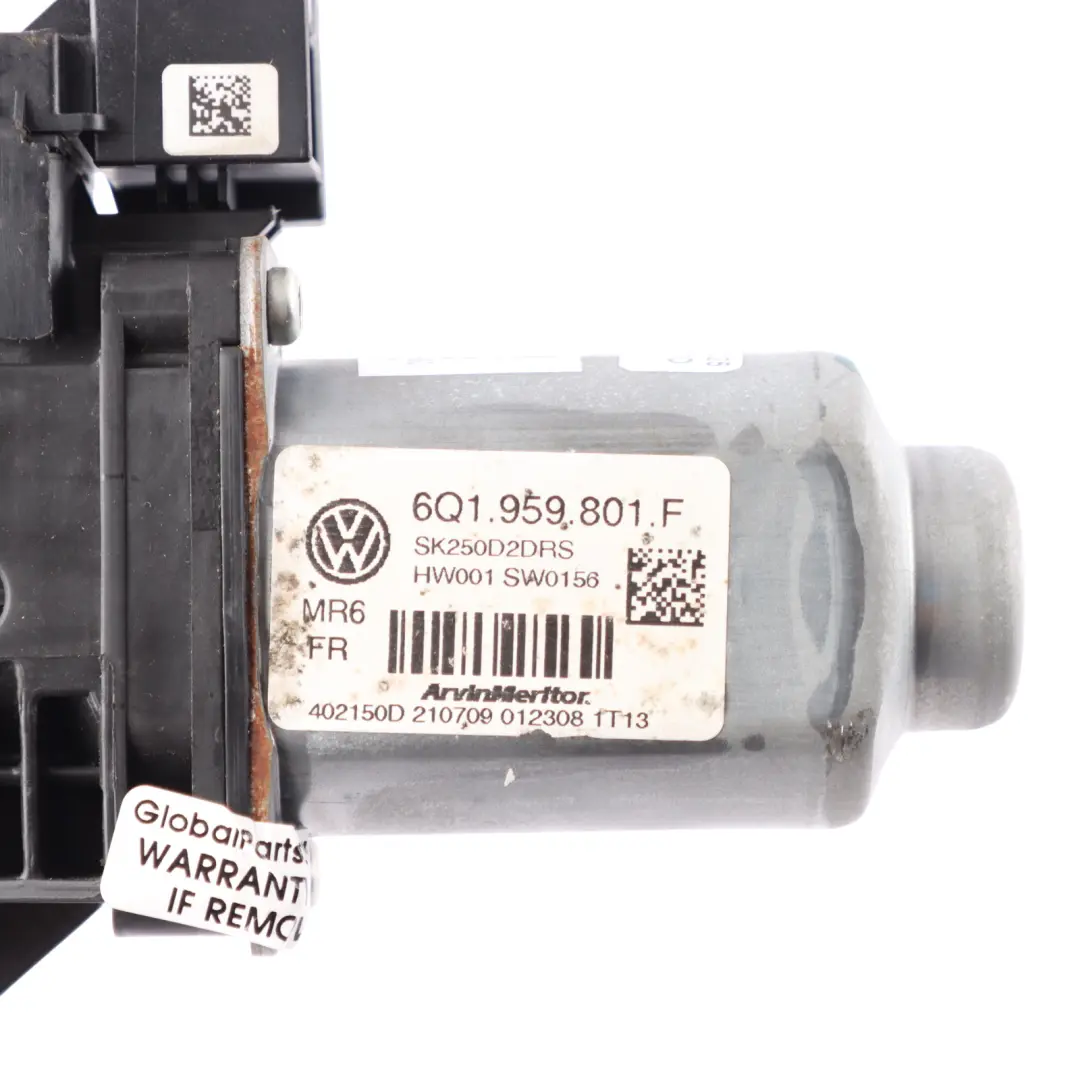 Skoda Fabia 5J Türfensterheber Motor Vorne Rechts - SKU 6Q1959801F - Teilenummer 6Q1959801F