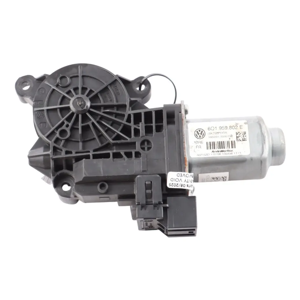 Skoda Fabia 5J Door Window Lifter Motor Front Left N/S 6Q1959802E - SKU 6Q1959802F - Part number 6Q1959802F