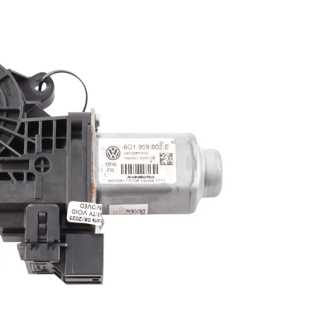 Skoda Fabia 5J Door Window Lifter Motor Front Left N/S 6Q1959802E - SKU 6Q1959802F - Part number 6Q1959802F