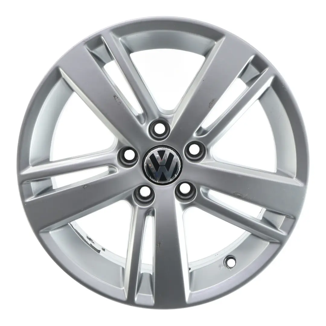 Volkswagen Polo 6C Silver Wheel Alloy Rim 15" 6J ET:40 - SKU 6QS601025C-3 - Part number 6QS601025C