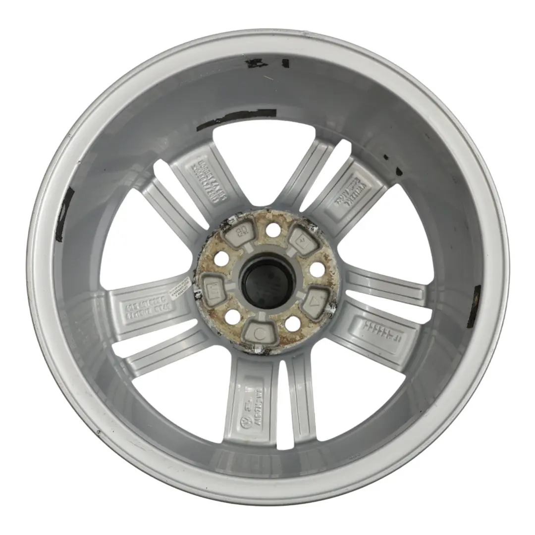 Volkswagen Polo 6C Silver Wheel Alloy Rim 15" 6J ET:40 - SKU 6QS601025C-3 - Part number 6QS601025C