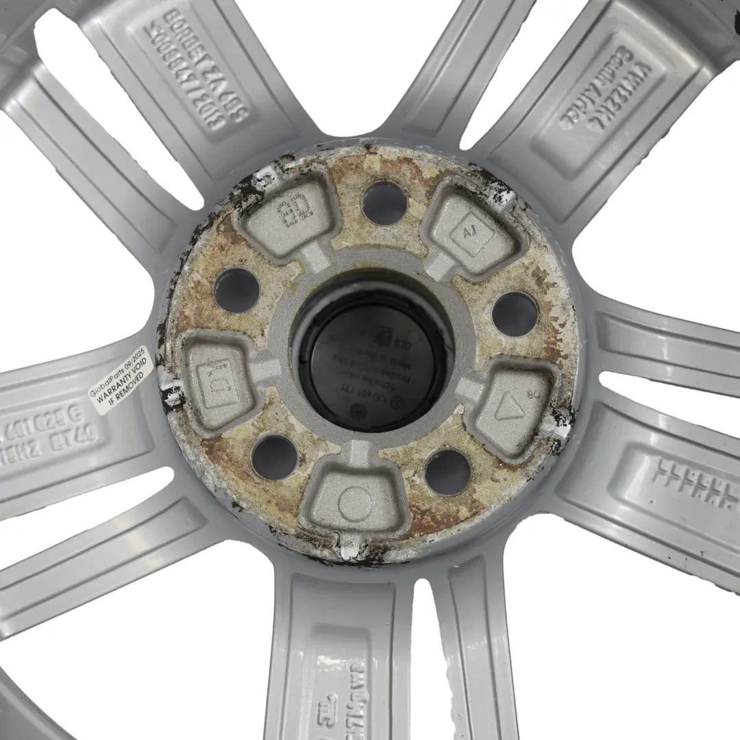 Volkswagen Polo 6C Silver Wheel Alloy Rim 15" 6J ET:40 - SKU 6QS601025C-3 - Part number 6QS601025C