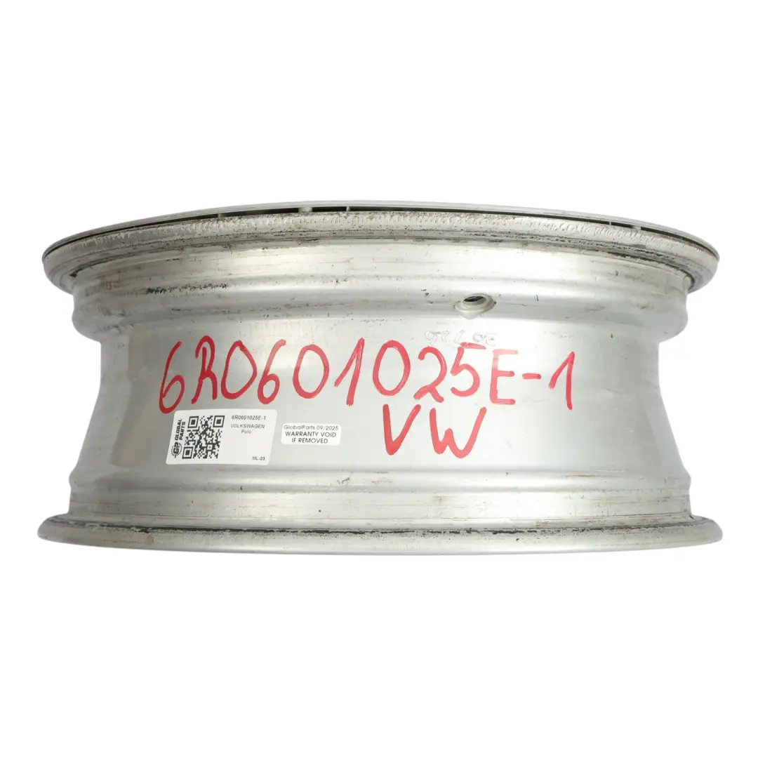 Mk5 Wheel Rim Alloy Silver 15" ET:38 5,5J to VW Volkswagen Polo 6R with Part number 6R0601025E VW Volkswagen Polo 6R Mk5 Wheel Rim Alloy Silver 15" ET:38 5,5J - SKU 6R0601025E-1 - Part number 6R0601025E