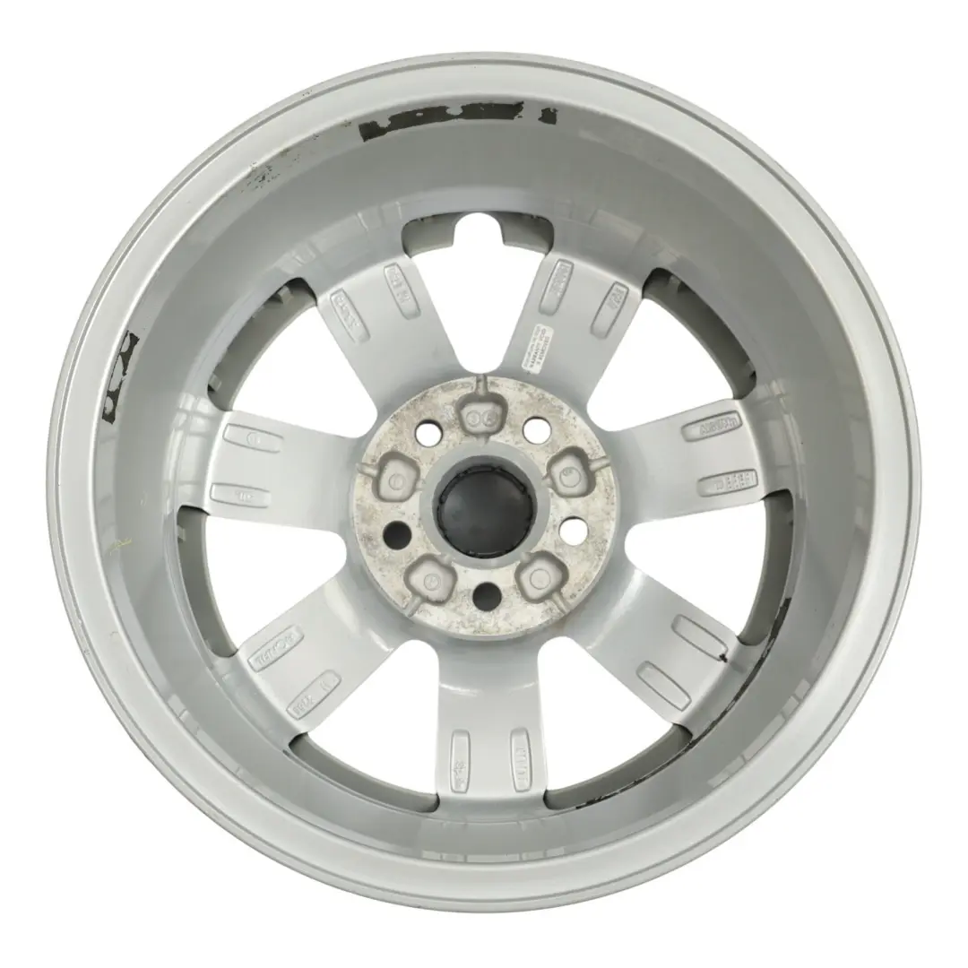 Volkswagen Polo 6R Mk5 Felga Aluminiowa Srebrna 15" ET:38 5,5J - SKU 6R0601025E-1 - Numer Części 6R0601025E