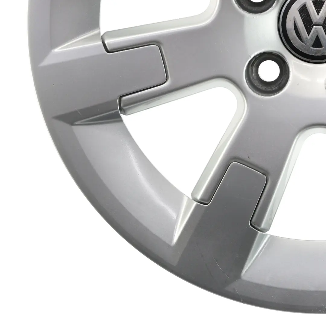 VW Volkswagen Polo 6R Mk5 Wheel Rim Alloy Silver 15" ET:38 5,5J - SKU 6R0601025E-1 - Part number 6R0601025E