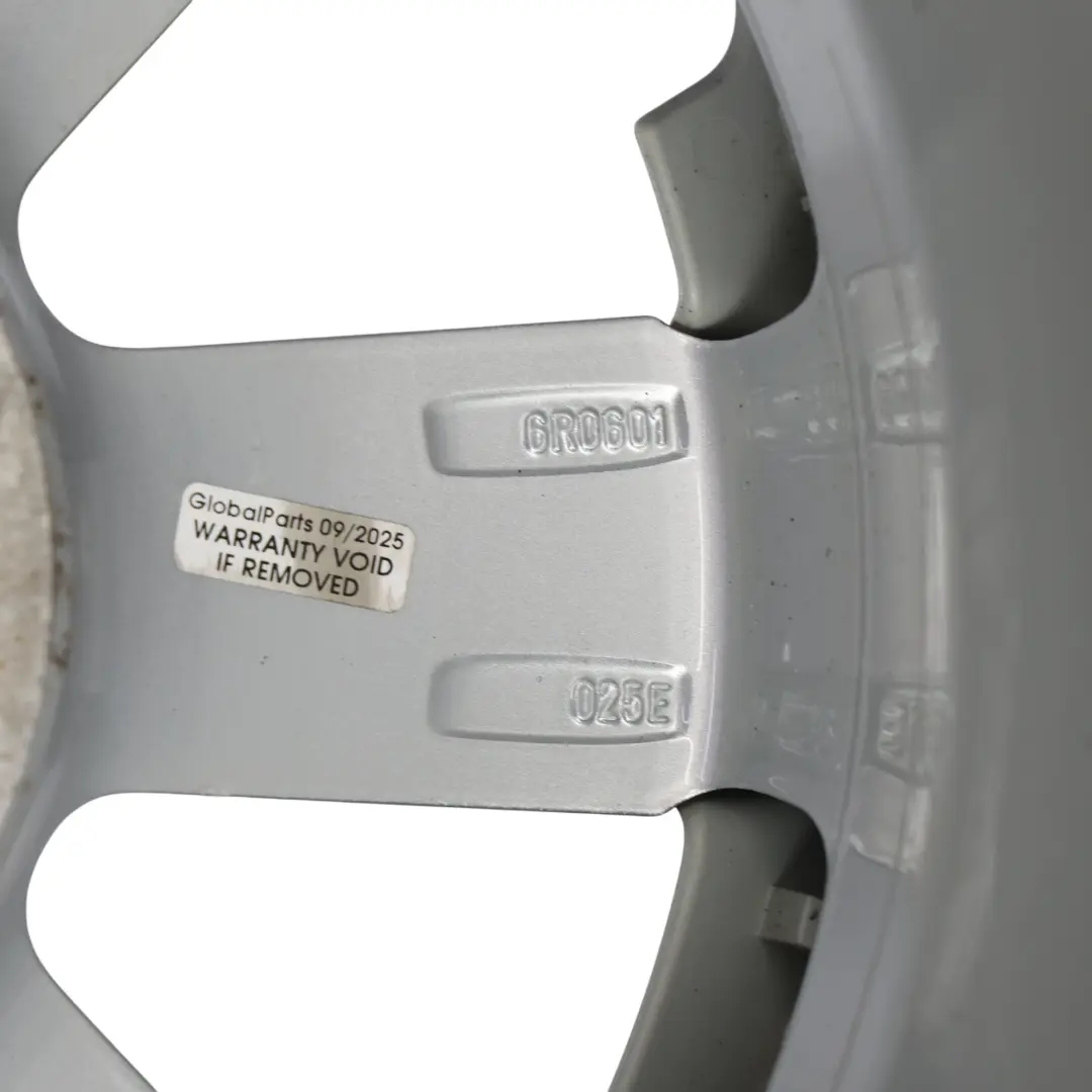 VW Volkswagen Polo 6R Mk5 Wheel Rim Alloy Silver 15" ET:38 5,5J - SKU 6R0601025E-2 - Part number 6R0601025E