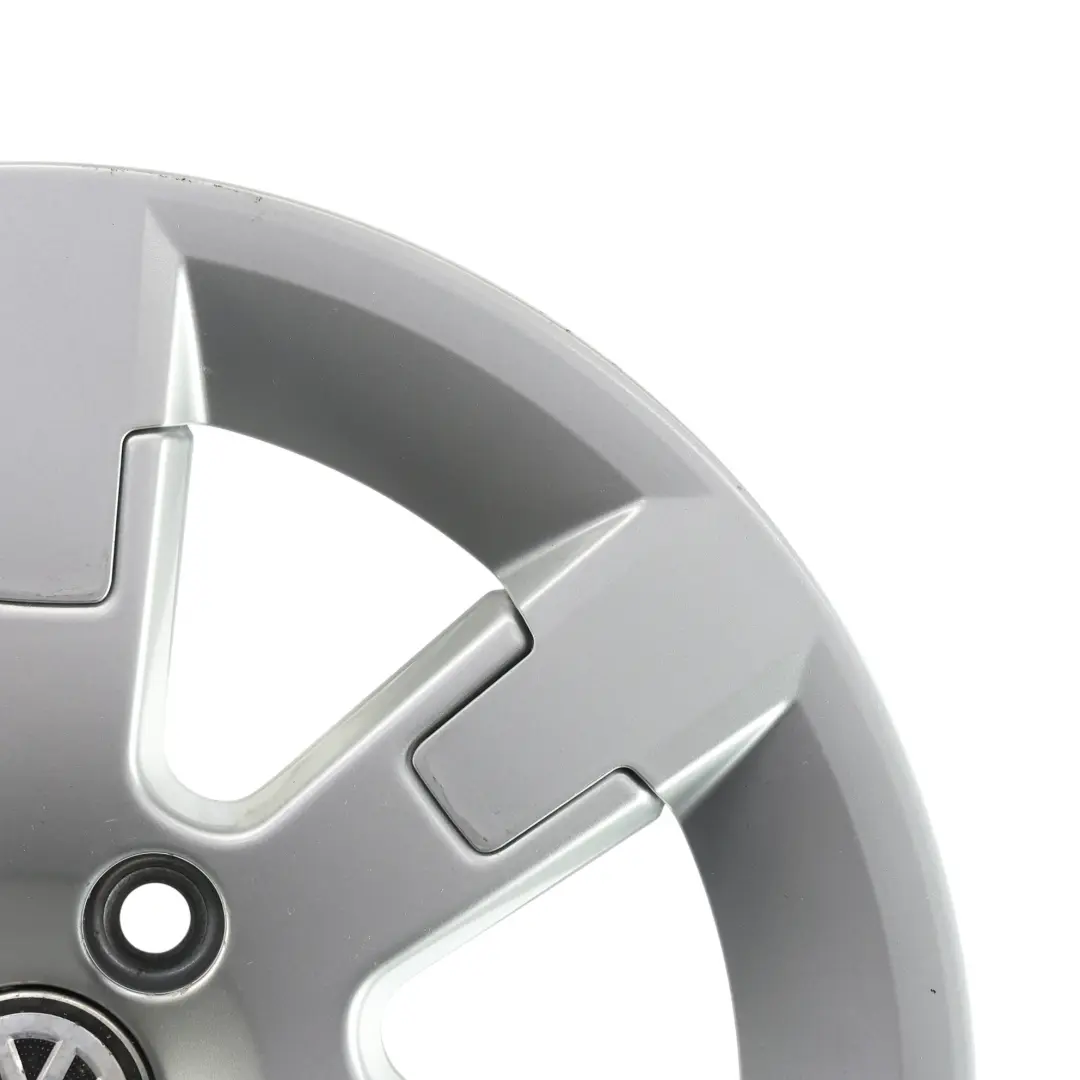 VW Volkswagen Polo V 6R Felga Aluminiowa Srebrna 15" ET:38 5,5J - SKU 6R0601025E-2 - Numer Części 6R0601025E