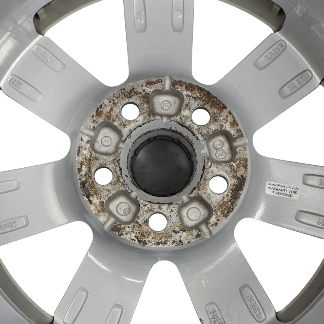 Mk5 Wheel Rim Alloy Silver 15" ET:38 5,5J to VW Volkswagen Polo 6R with Part number 6R0601025E VW Volkswagen Polo 6R Mk5 Wheel Rim Alloy Silver 15" ET:38 5,5J - SKU 6R0601025E-3 - Part number 6R0601025E