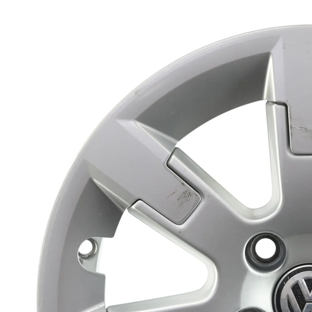 VW Volkswagen Polo 6R Mk5 Wheel Rim Alloy Silver 15" ET:38 5,5J - SKU 6R0601025E-3 - Part number 6R0601025E