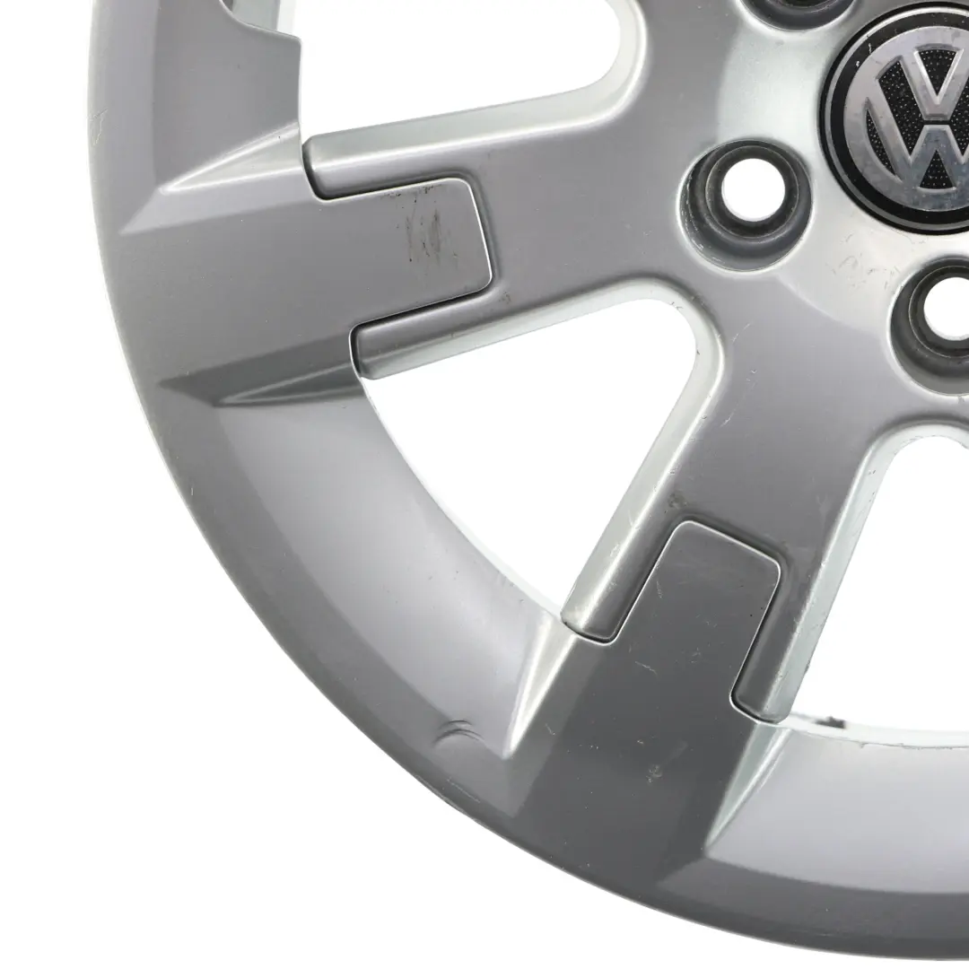VW Volkswagen Polo 6R Mk5 Wheel Rim Alloy Silver 15" ET:38 5,5J - SKU 6R0601025E-3 - Part number 6R0601025E