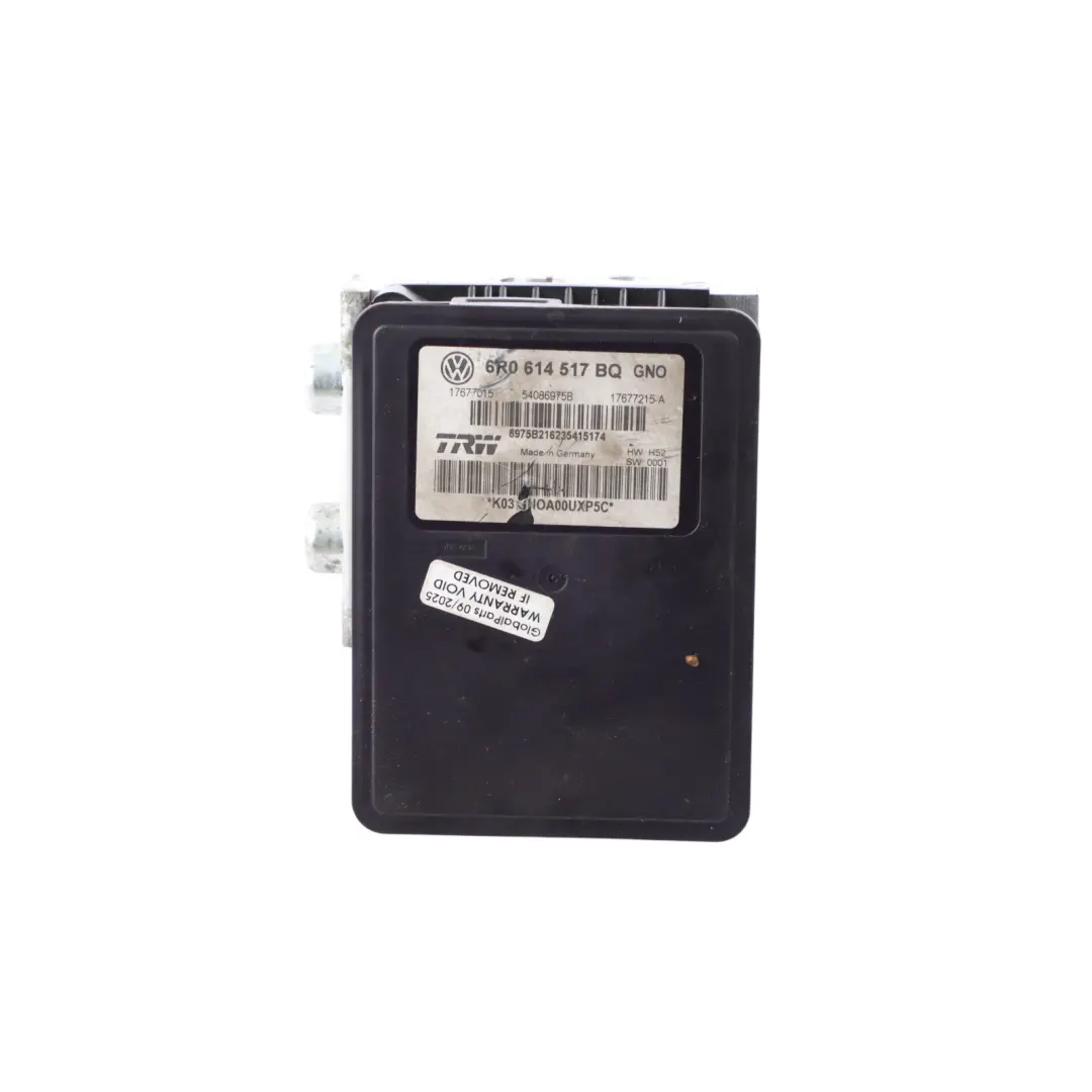 ABS Pump Wheel Braking Control Unit Module to Skoda Rapid NH1 with Part number 6R0614517BQ Skoda Rapid NH1 ABS Pump Wheel Braking Control Unit Module - SKU 6R0614517BQ - Part number 6R0614517BQ