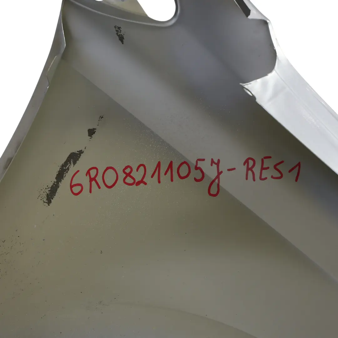 Side Panel Front Left N/S Wing Fender Reflex Silver - A7W to Volkswagen VW Polo 6R with Part number 6R0821105J Volkswagen VW Polo 6R Side Panel Front Left N/S Wing Fender Reflex Silver - A7W - SKU 6R0821105J-RES1 - Part number 6R0821105J