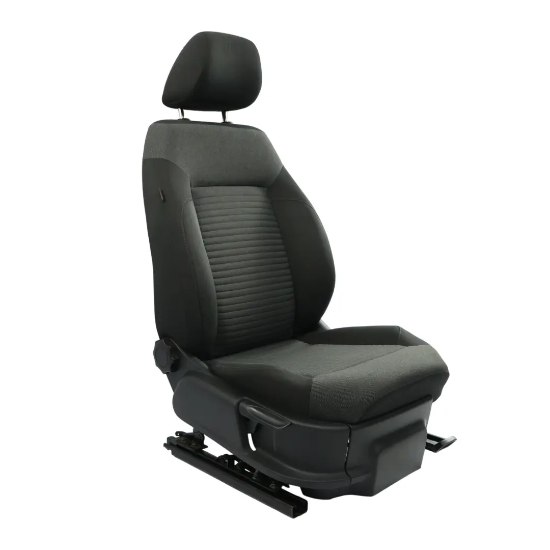 VW Volkswagen Polo 6R 5D Front Seat Interior Fabric Cloth Titan Black Right O/S - SKU 6R0881806DB-3 - Part number 6R0881806PT