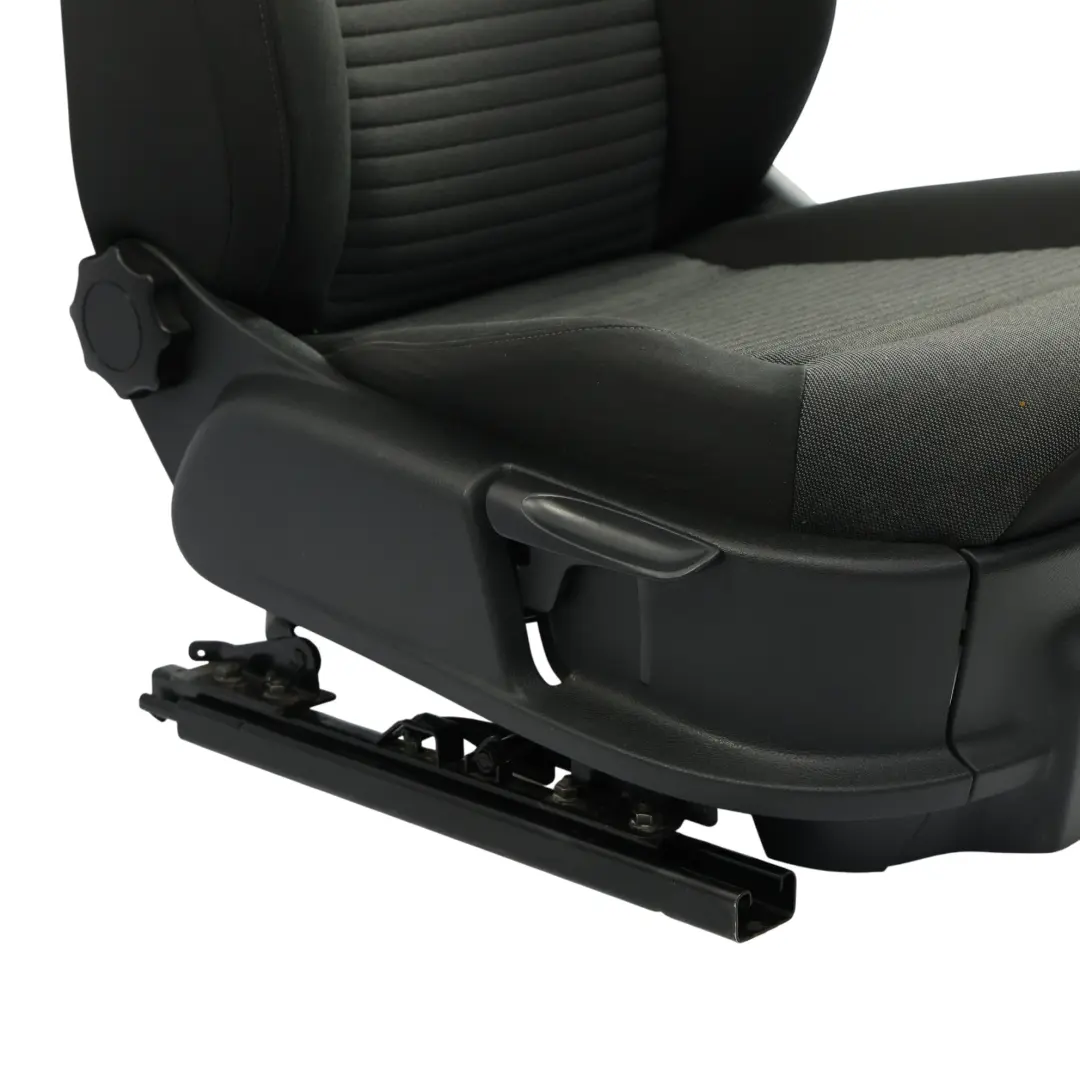 VW Volkswagen Polo 6R 5D Sedile Anteriore Interno Tessuto Titan Black Destro - SKU 6R0881806DB-3 - Numero di parte 6R0881806PT