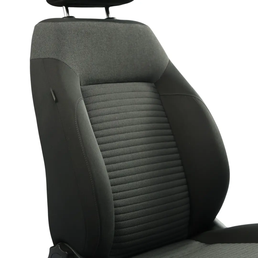VW Volkswagen Polo 6R 5D Sedile Anteriore Interno Tessuto Titan Black Destro - SKU 6R0881806DB-3 - Numero di parte 6R0881806PT