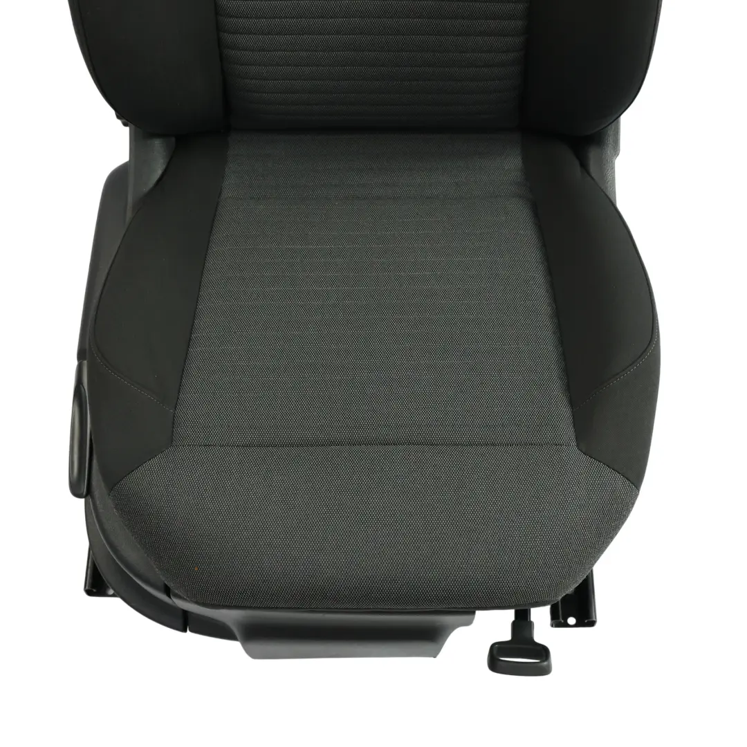 VW Volkswagen Polo 6R 5D Przedni Fotel Prawy Wnętrze Tkanina Czarny Titan - SKU 6R0881806DB-3 - Numer Części 6R0881806PT
