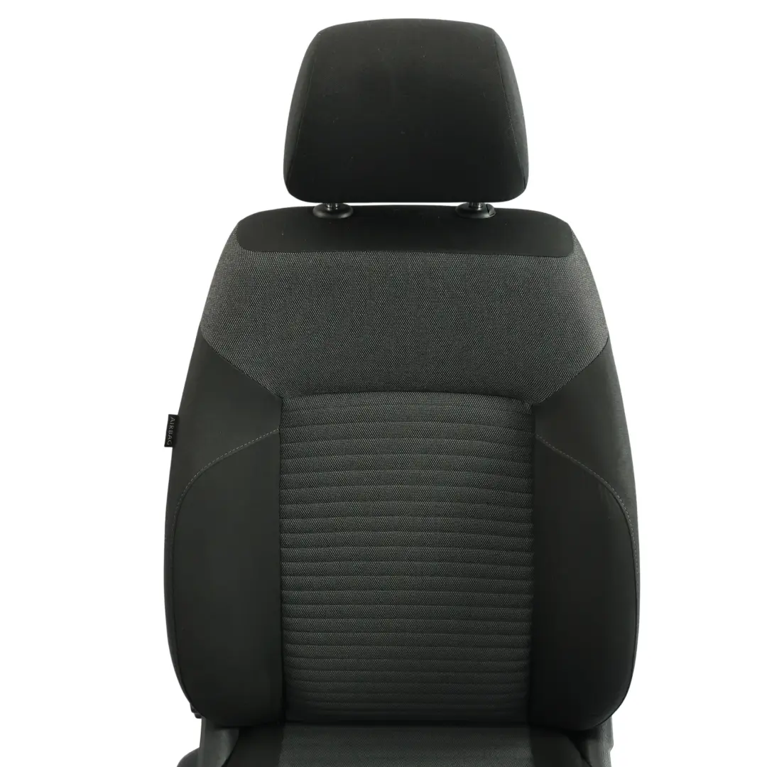 VW Volkswagen Polo 6R 5D Przedni Fotel Prawy Wnętrze Tkanina Czarny Titan - SKU 6R0881806DB-3 - Numer Części 6R0881806PT