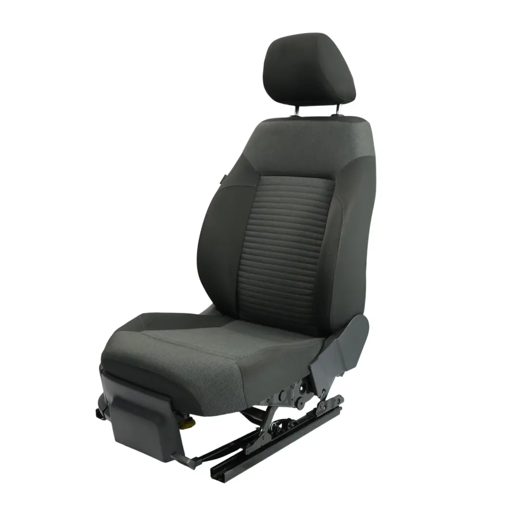 VW Volkswagen Polo 6R 5D Przedni Fotel Prawy Wnętrze Tkanina Czarny Titan - SKU 6R0881806DB-3 - Numer Części 6R0881806PT