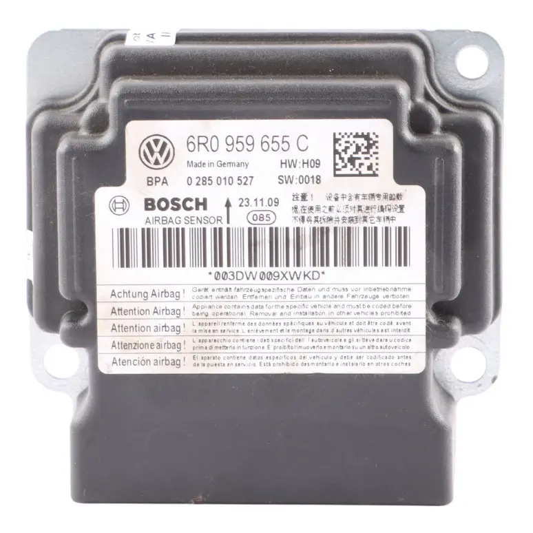 VW Volkswagen Polo 6R Unidad De Control Del Módulo De Aire 6R0959655C