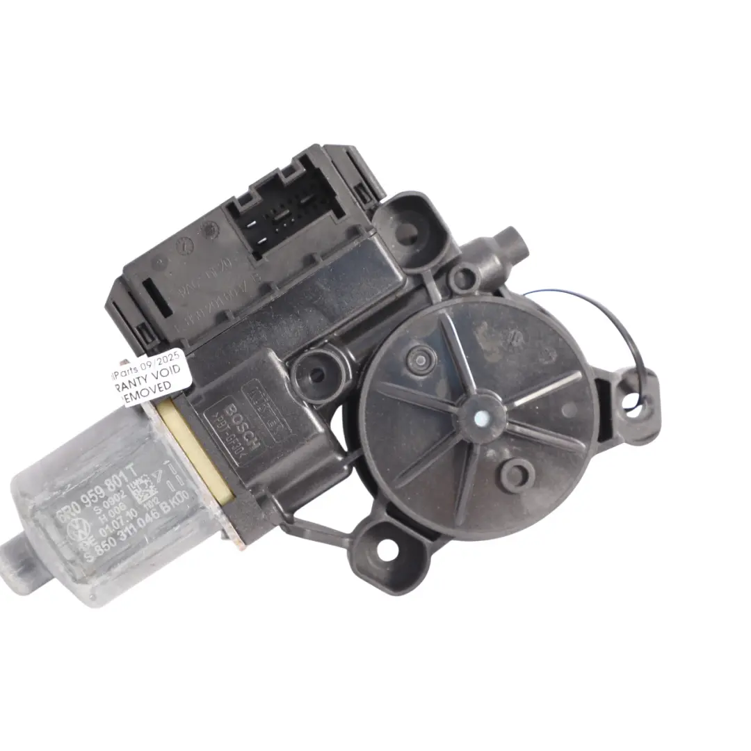 Mk5 6R Front Window Lifter Left N/S Regulator Motor to VW Polo with Part number 6R0959801T VW Polo Mk5 6R Front Window Lifter Left N/S Regulator Motor - SKU 6R0959801T - Part number 6R0959801T