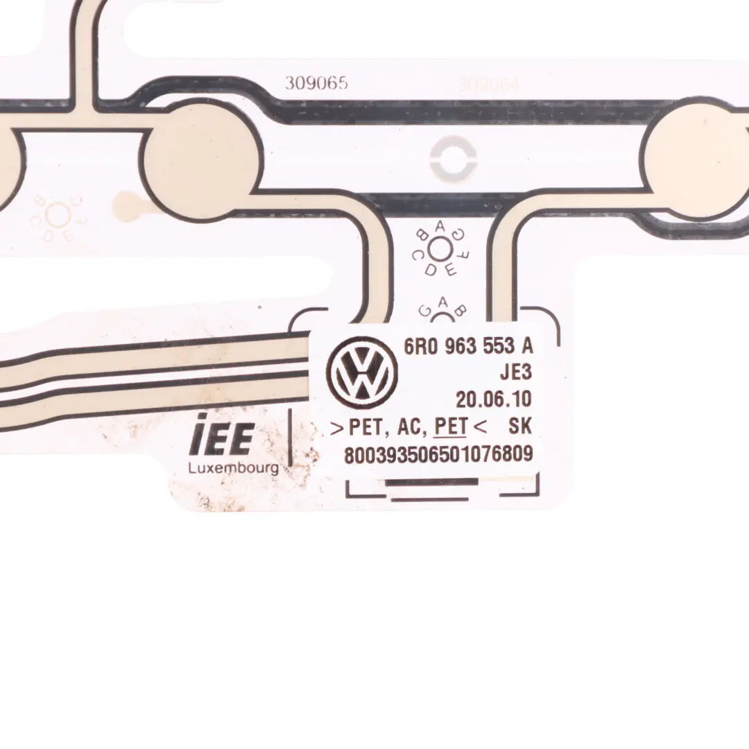 Capteur De Présence Pour Siège Passager Avant pour Volkswagen Polo 6R à propos du numéro de pièce 6R0963553A Volkswagen Polo 6R Capteur De Présence Pour Siège Passager Avant - SKU 6R0963553A - Numéro de pièce 6R0963553A