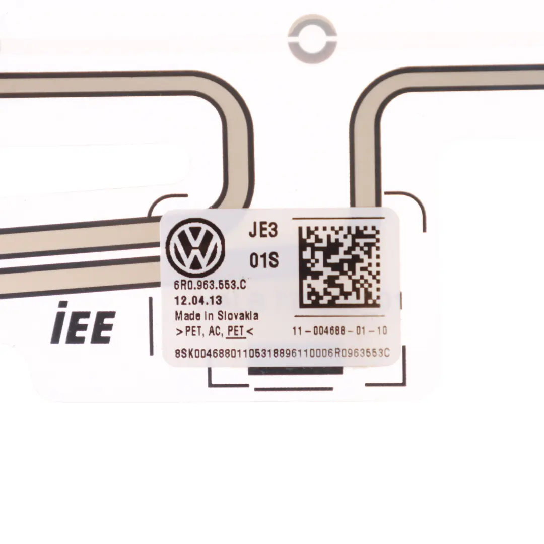 Beifahrerseite Vordersitzbelegungssensor für Volkswagen VW Polo 6R mit Teilenummer 6R0963553C Volkswagen VW Polo 6R Beifahrerseite Vordersitzbelegungssensor - SKU 6R0963553C - Teilenummer 6R0963553C