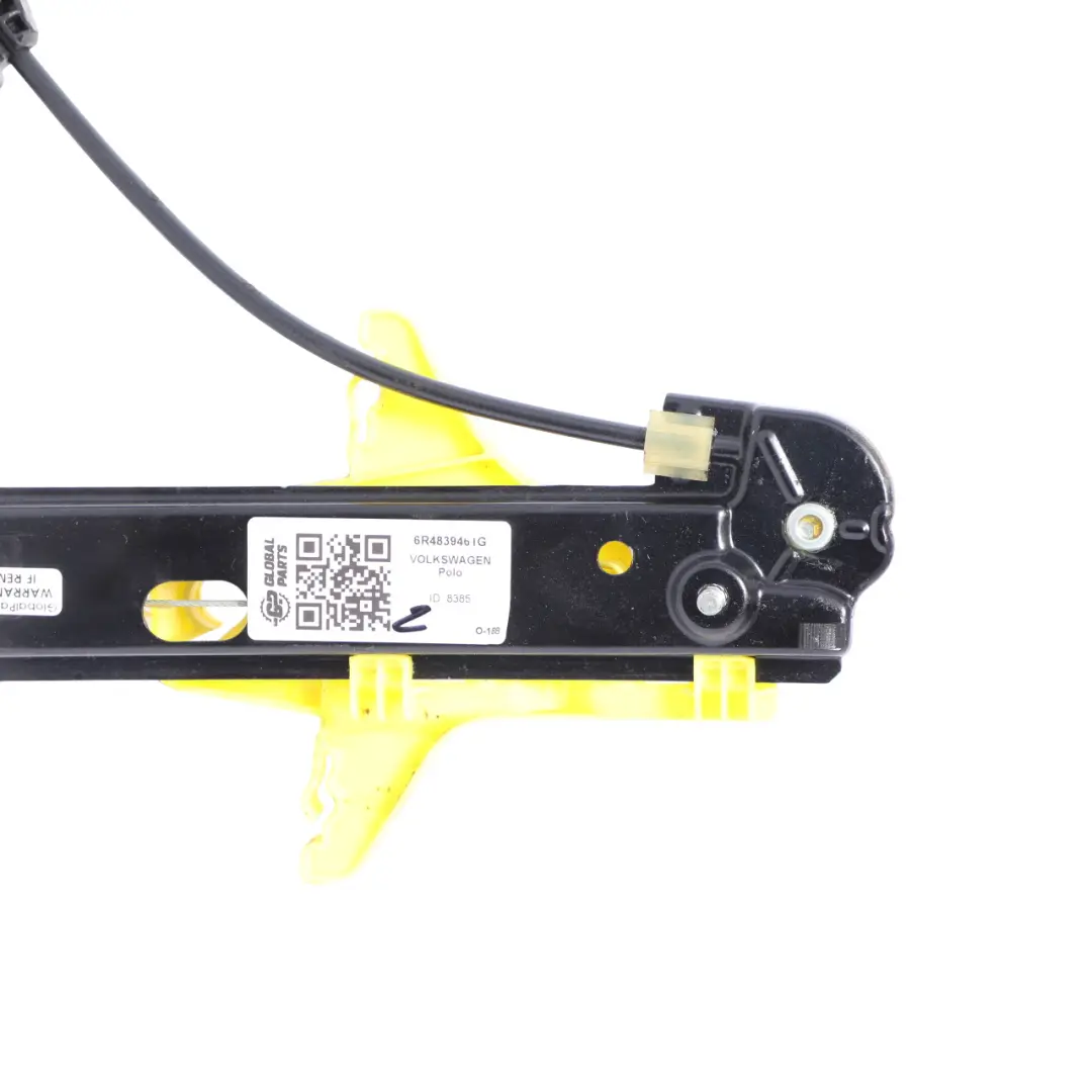 Mk5 6R Door Window Regulator Lifter Rear Left N/S to Volkswagen Polo with Part number 6R4839461G Volkswagen Polo Mk5 6R Door Window Regulator Lifter Rear Left N/S - SKU 6R4839461G - Part number 6R4839461G