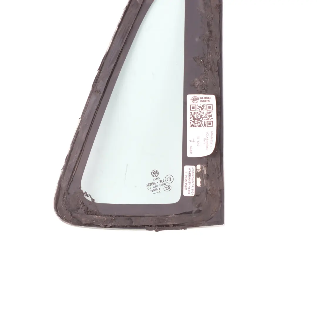 Window Glass Rear Left N/S Quarter AS2 Green to Volkswagen Polo 6R with Part number 6R4845297F Volkswagen Polo 6R Window Glass Rear Left N/S Quarter AS2 Green - SKU 6R4845297F-1 - Part number 6R4845297F