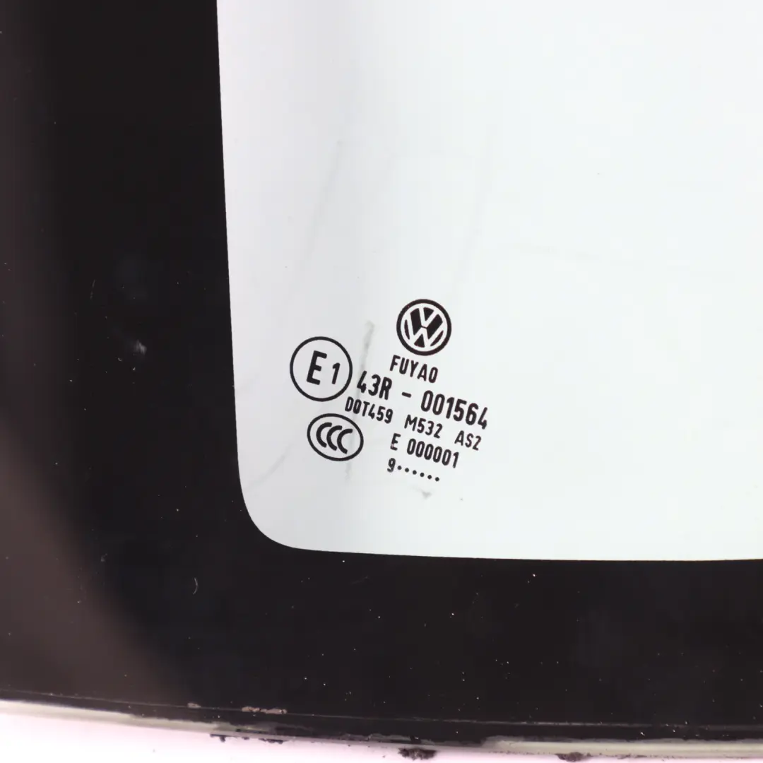 Volkswagen Polo 6R Window Glass Rear Left N/S Quarter AS2 Green - SKU 6R4845297F-1 - Part number 6R4845297F