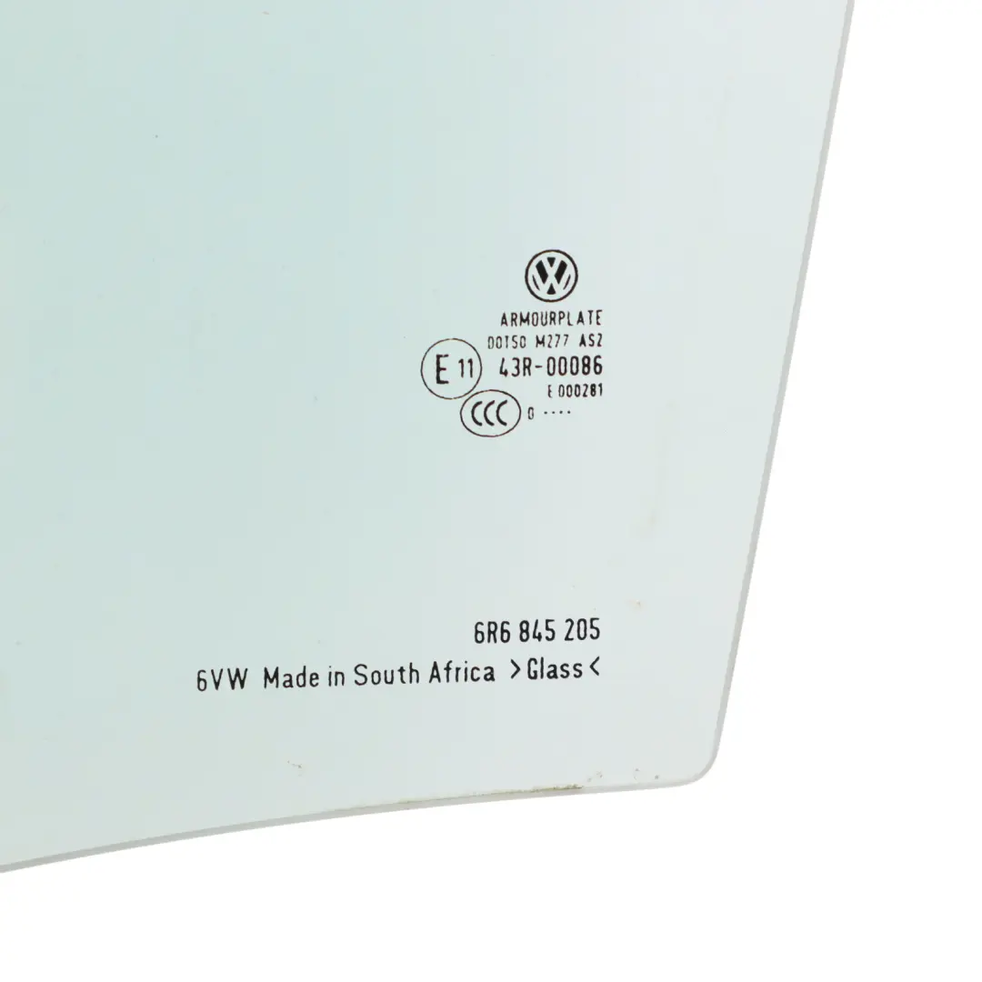 5D Vitre Latérale Arrière Gauche AS2 pour VW Volkswagen Polo 6R à propos du numéro de pièce 6R6845205 VW Volkswagen Polo 6R 5D Vitre Latérale Arrière Gauche AS2 - SKU 6R6845205 - Numéro de pièce 6R6845205
