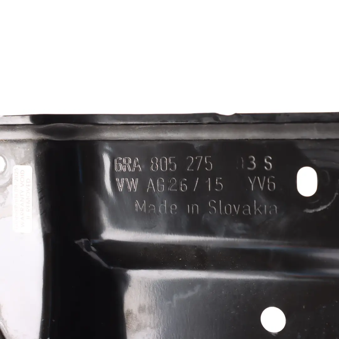 Skoda Rapid Spaceback NH1 Toledo Engine Bay Scuttle Panel Water Box - SKU 6RA805275 - Part number 6RA805275