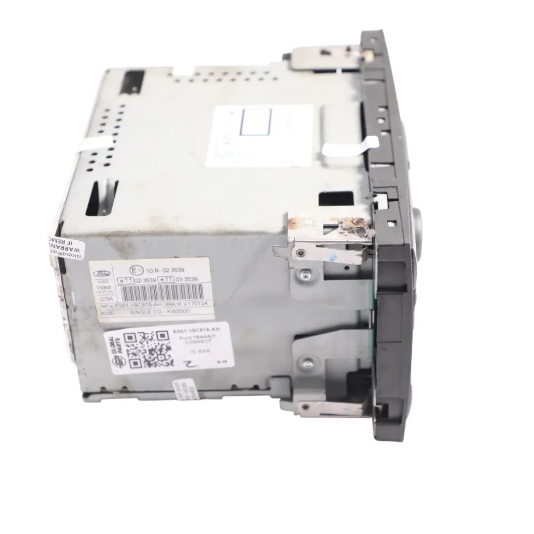 Radio Head Unit 6000 CD Media Player Unit to Ford Transit Connect with Part number 6S61-18C815-AH Ford Transit Connect Radio Head Unit 6000 CD Media Player Unit - SKU 6S61-18C815-AH - Part number 6S61-18C815-AH