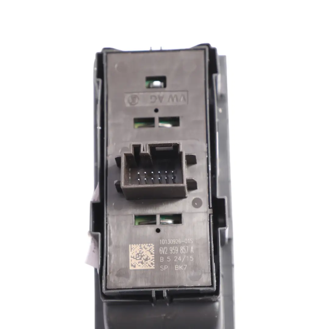 Skoda Rapid NH1 Door Window Lifter Panel Button Switch Driver's Side - SKU 6V2959857A - Part number 6V2959857A