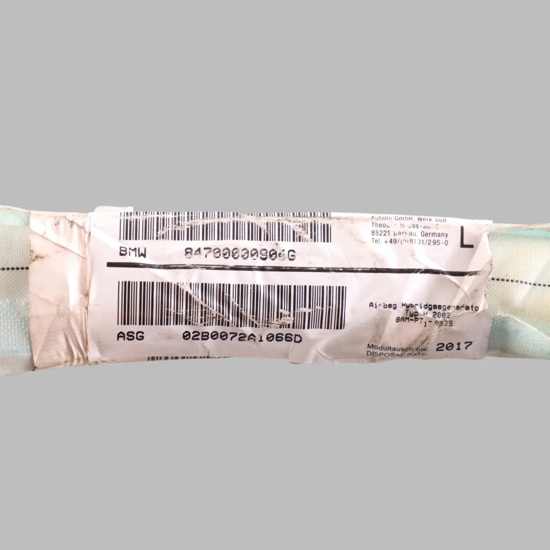 Curtain Roof Air Module A-Pillar Column Unit Left N/S to BMW E39 Air with Part number 7000009 BMW E39 Air Curtain Roof Air Module A-Pillar Column Unit Left N/S - SKU 7000009 - Part number 7000009