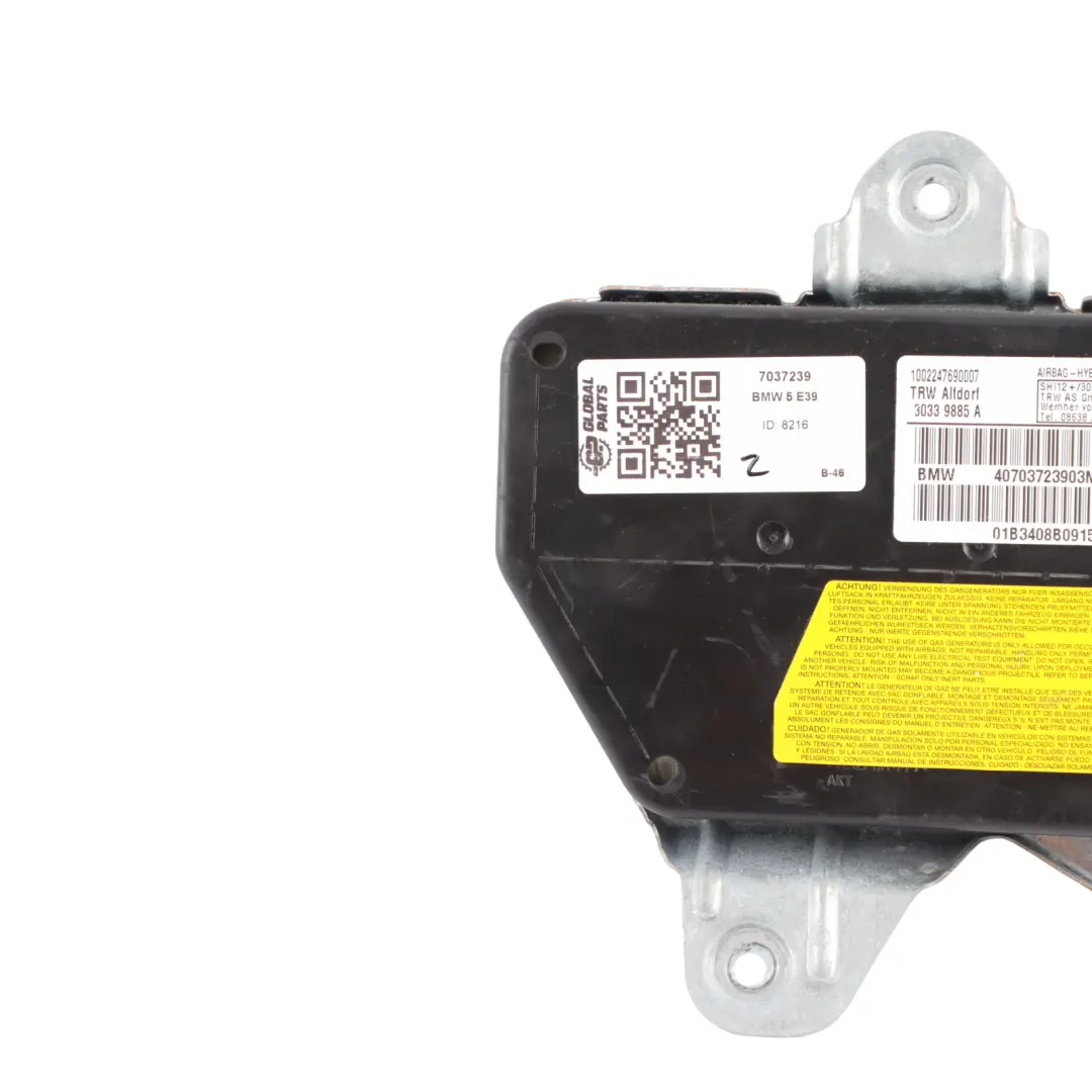 Module Unit Rear Left Door N/S to BMW E39 Air with Part number 7037239 BMW E39 Air Module Unit Rear Left Door N/S - SKU 7037239 - Part number 7037239