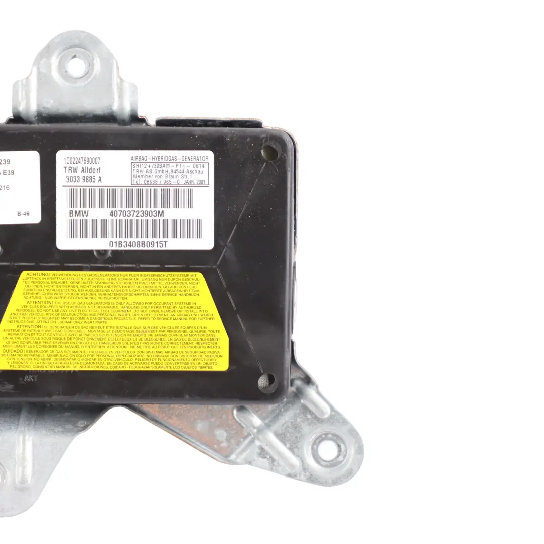 BMW E39 Air Module Unit Rear Left Door N/S - SKU 7037239 - Part number 7037239