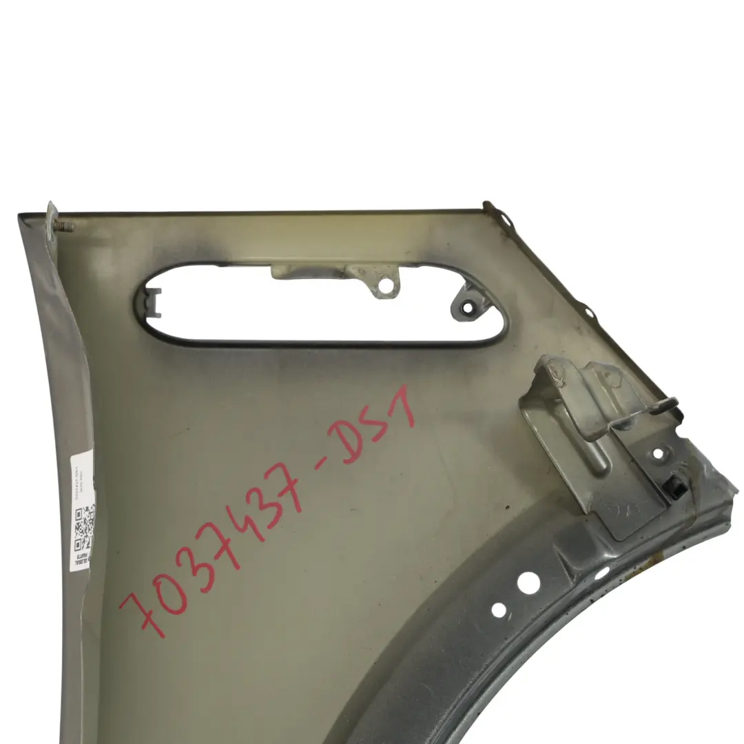 Panel lateral delantero izquierdo Guardabarros Dark Silver 871 para Mini R50 R52 R53 con número de pieza 7037437 Mini R50 R52 R53 Panel lateral delantero izquierdo Guardabarros Dark Silver 871 - SKU 7037437-DS1 - Número de pieza 7037437