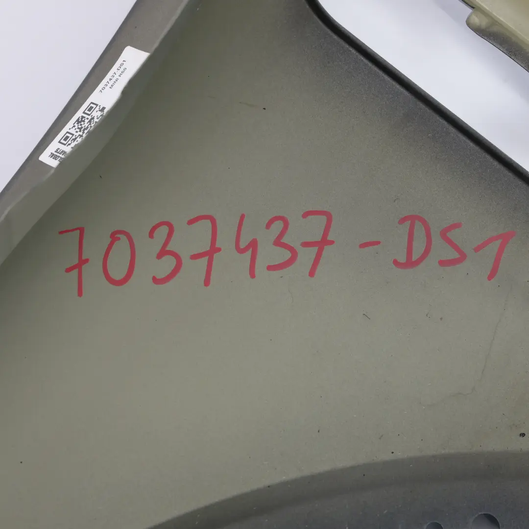 Panel lateral delantero izquierdo Guardabarros Dark Silver 871 para Mini R50 R52 R53 con número de pieza 7037437 Mini R50 R52 R53 Panel lateral delantero izquierdo Guardabarros Dark Silver 871 - SKU 7037437-DS1 - Número de pieza 7037437