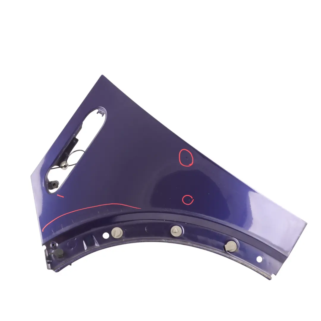 Side Panel Front Left N/S Fender Wing Black-eye Purple A24 to Mini R50 R52 R53 with Part number 7037437 Mini R50 R52 R53 Side Panel Front Left N/S Fender Wing Black-eye Purple A24 - SKU 7037437-PUR - Part number 7037437