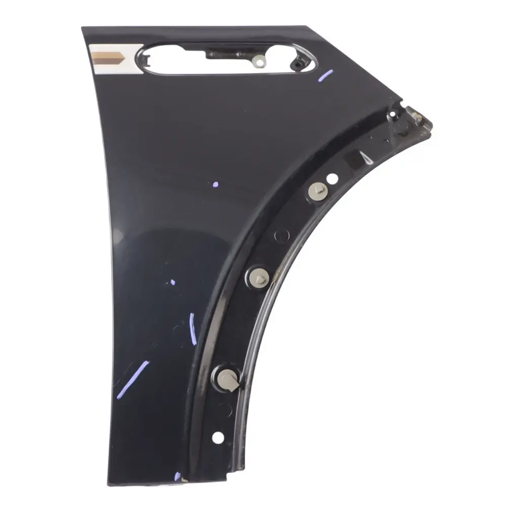 Front Right O/S Wing Panel Fender Astro Black Metallic - A25 to Mini R50 R52 with Part number 7037438 Mini R50 R52 Front Right O/S Wing Panel Fender Astro Black Metallic - A25 - SKU 7037438-ASB - Part number 7037438