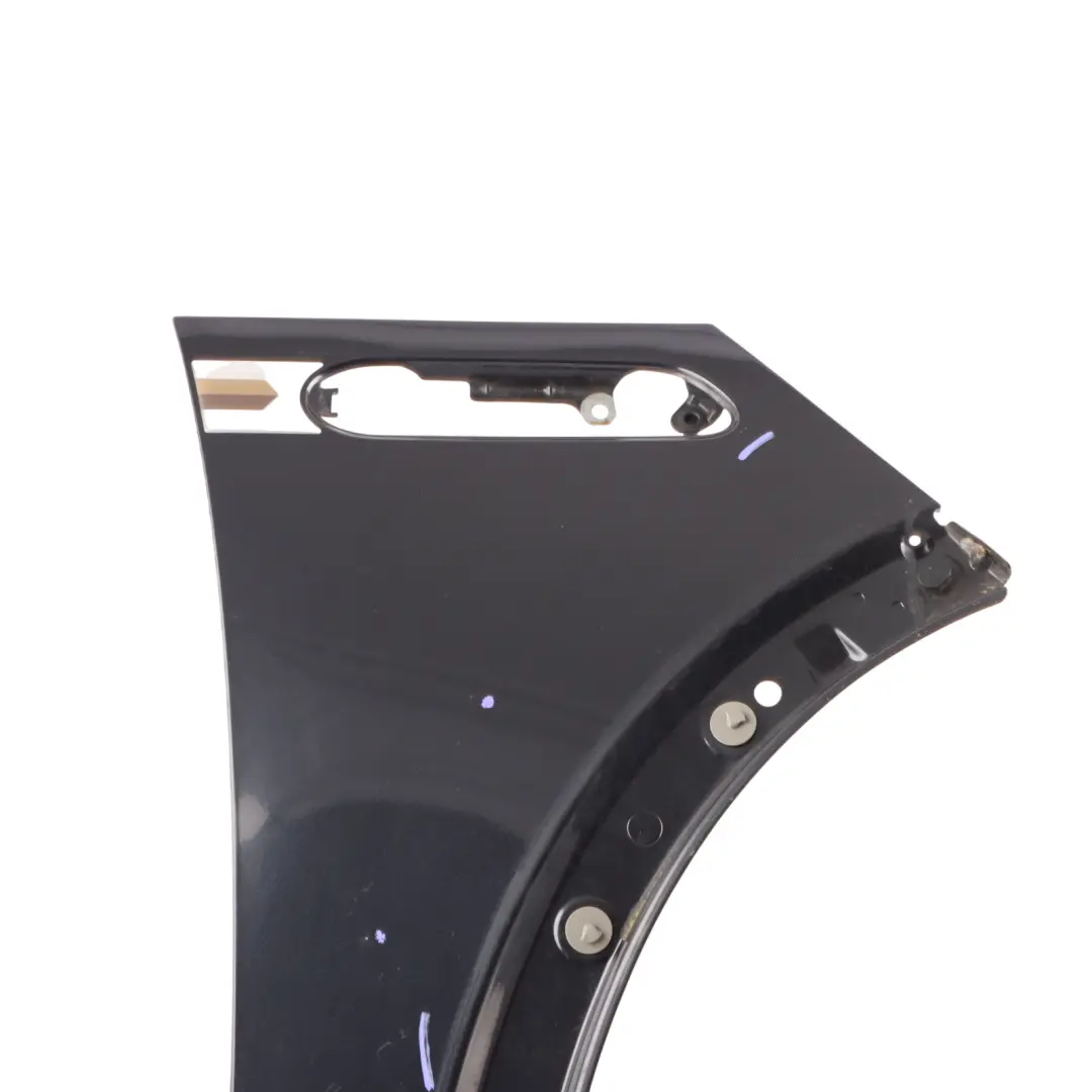Front Right O/S Wing Panel Fender Astro Black Metallic - A25 to Mini R50 R52 with Part number 7037438 Mini R50 R52 Front Right O/S Wing Panel Fender Astro Black Metallic - A25 - SKU 7037438-ASB - Part number 7037438