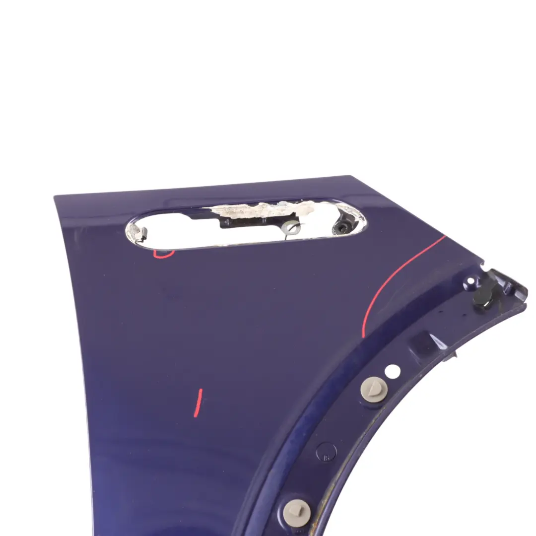 Side Panel Front Right O/S Fender Wing Black-eye Purple Metallic - A24 to Mini R50 with Part number 7037438 Mini R50 Side Panel Front Right O/S Fender Wing Black-eye Purple Metallic - A24 - SKU 7037438-PUR - Part number 7037438