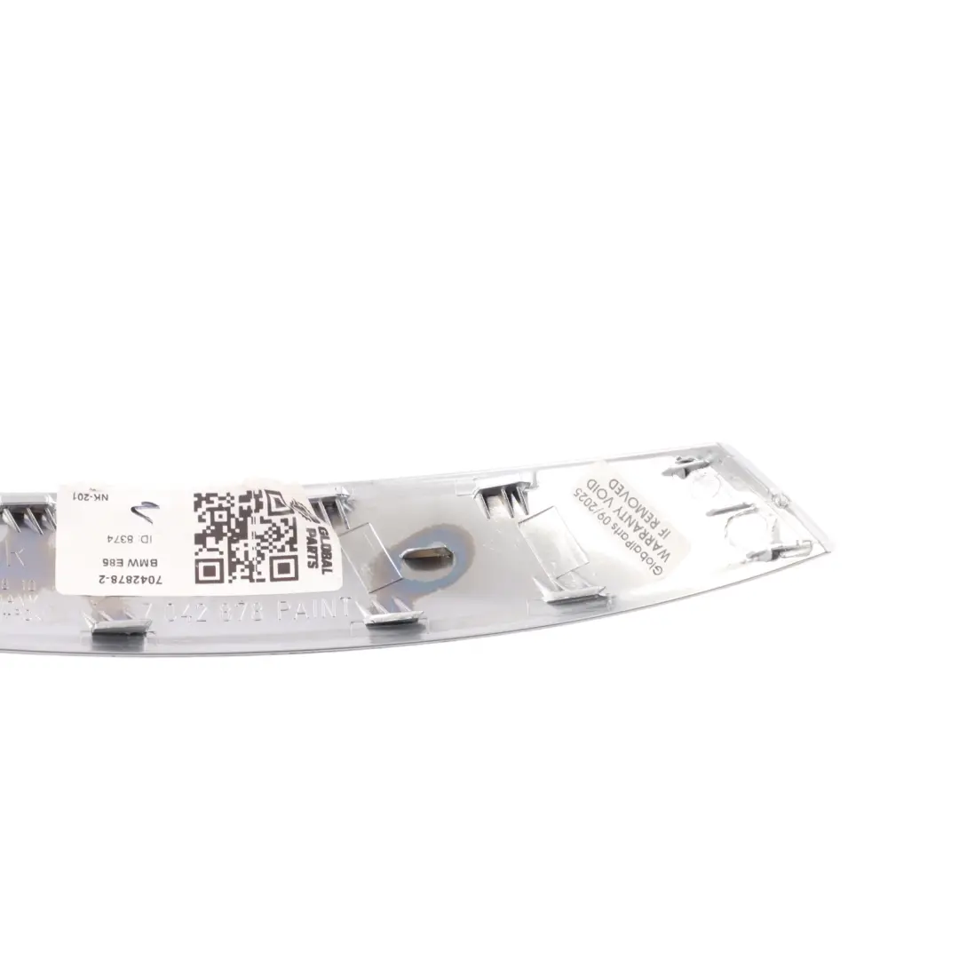 Trim Clasp Door Handle Right O/S Silver to BMW Z4 E85 E86 Cover with Part number 7042878 BMW Z4 E85 E86 Cover Trim Clasp Door Handle Right O/S Silver - SKU 7042878-2 - Part number 7042878